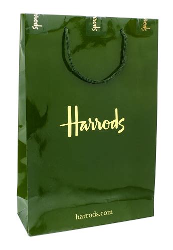 harrods plastic carrier bag